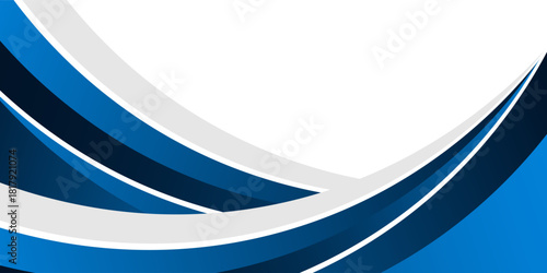 Abstract modern blue gradient business certificate template design collection, illustration