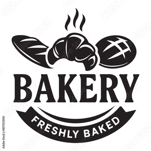  bakery logo vector icon illustration