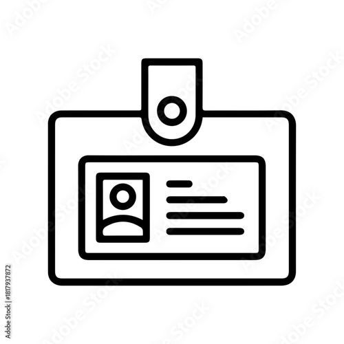 Identification Card Icon