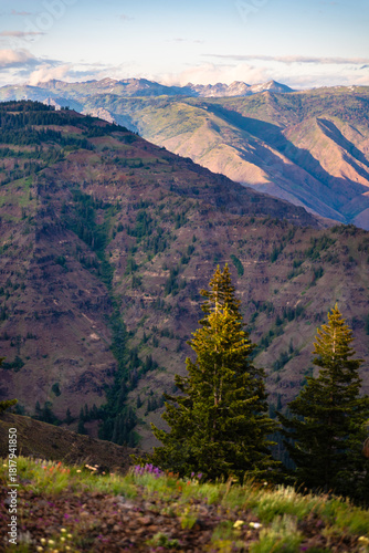 Close Up Of Steep Canyon Walls