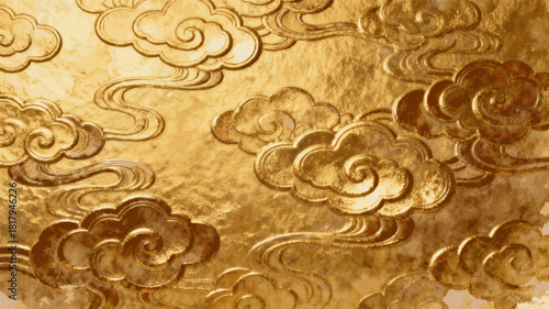 Rich Gold Wash Ornate Gold Background isolated watercolor vector illustration svg