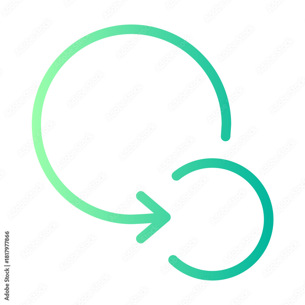 Obraz premium target gradient icon