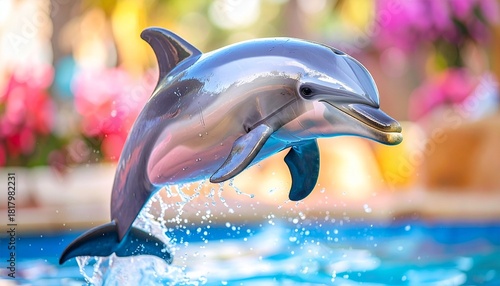 dolphin jumping out of water