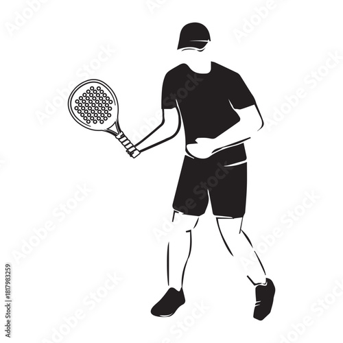 padel player icon