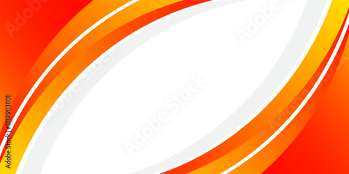 Abstract Modern orange banner background. Graphic design banner pattern background template with dynamic wave shapes. modern