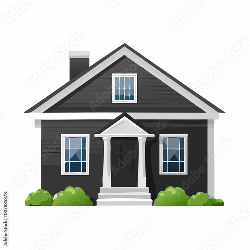 Charming single-family home exterior featuring classic design and landscaping creating welcoming