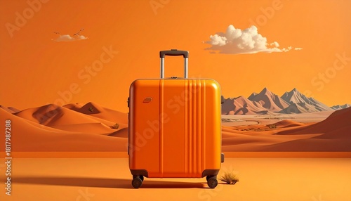 suitcase with luggage