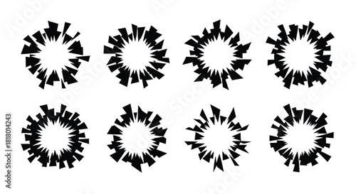 Dynamic burst elements offering versatile modern design options