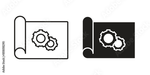 Prototyping icon. Symbol, logo illustration. graphic icon set