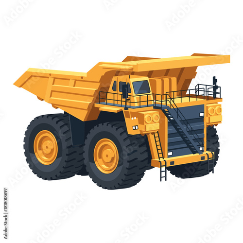 giant mining dump truck