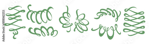 tendrils squiggle vector