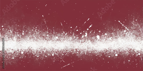 Rain drops on the window with holiday Christmas light decoration and sparkling snowflakes at night