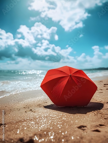 Leisure time under the sunny beach