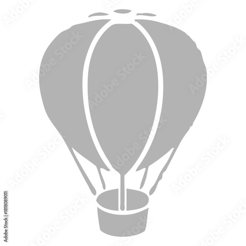 Hot air balloon icon symbol