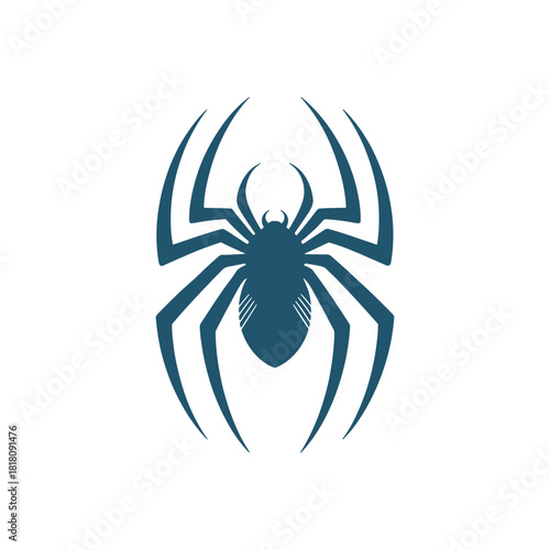 Modern Spider Logo Design Vector Template