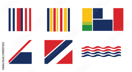 Abstract Geometric Designs for Various Purposes A Collection of Colorful Shapes and Patterns