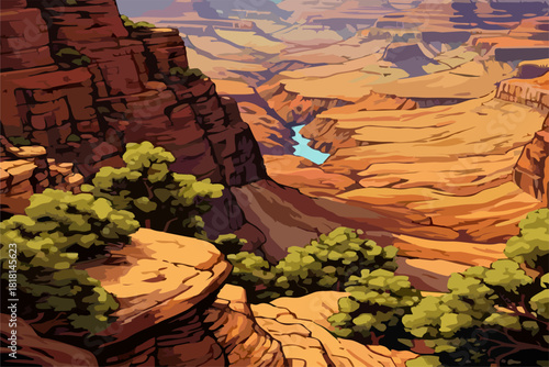 top view of bryce canyon