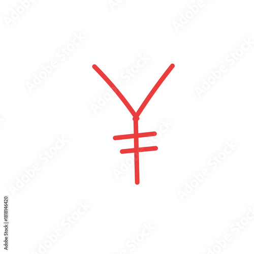 Hand-drawn Business Finance Sketch