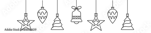 
HANGING LOGO FOR CHRISTMAS DECORATION WHITE BACKGROUND