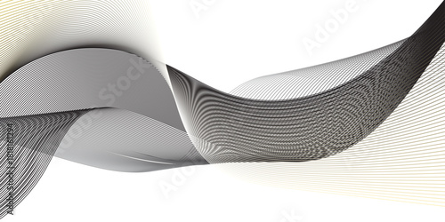 Glowing waveform frequency futuristic energy sound waves technology concept background. Abstract background wave line in vector business texture. Pattern line blend curve flow futuristic background.	