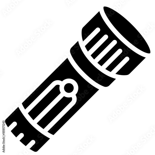 Flashlight icon vector image. Can be used for Adventure.