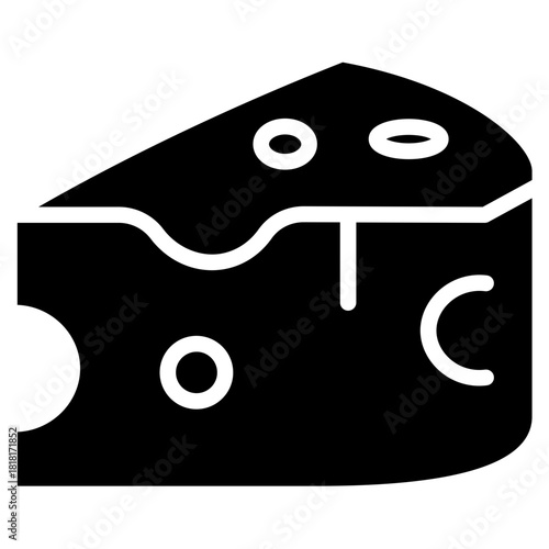 Cheese icon vector image. Can be used for Nutrition.