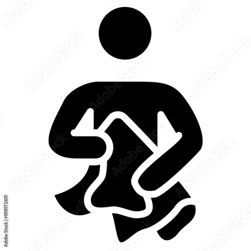 Cleaning Cloth icon vector image. Can be used for Laundry.