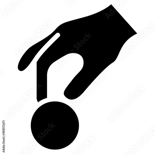 Insert Coin icon vector image. Can be used for Laundry.