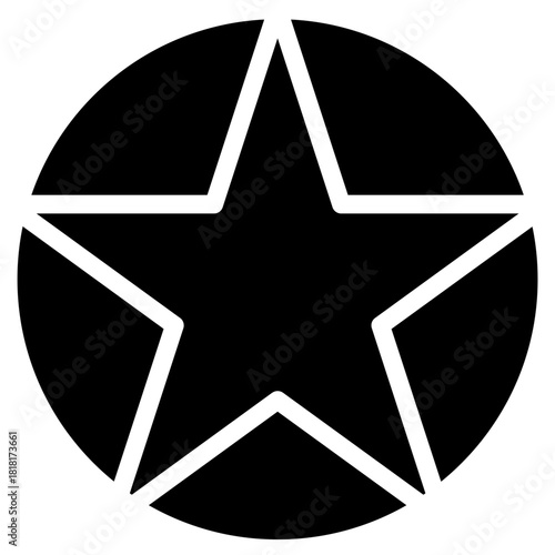 Star icon vector image. Can be used for Trekking.