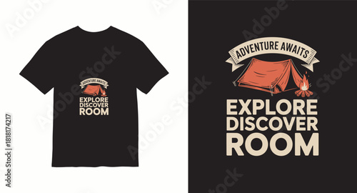 Adventure of mountain t-shirt design