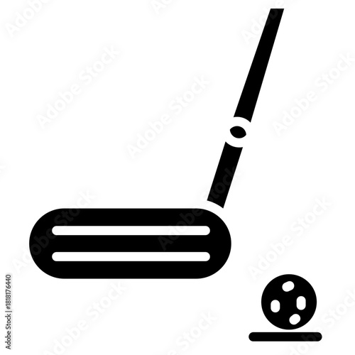 Putter icon vector image. Can be used for Golf.