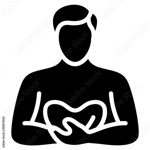 Proud Father icon vector image. Can be used for Child Adoption.