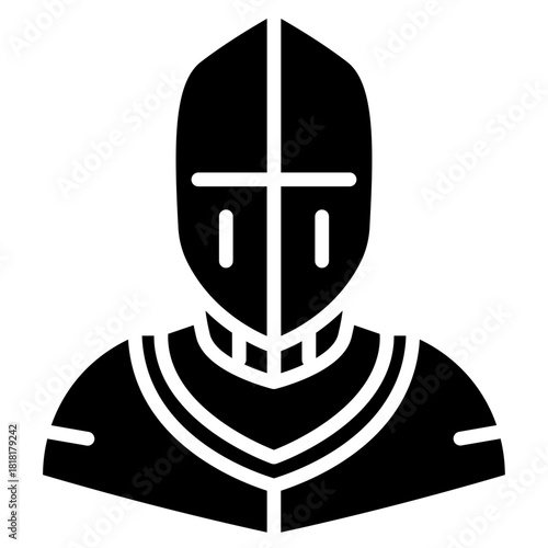 Knight icon vector image. Can be used for Fairytale.
