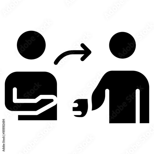 Shift Handover icon vector image. Can be used for Nursing.