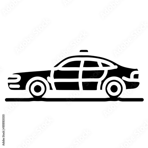 Highway Patrol icon vector image. Can be used for Public Services.