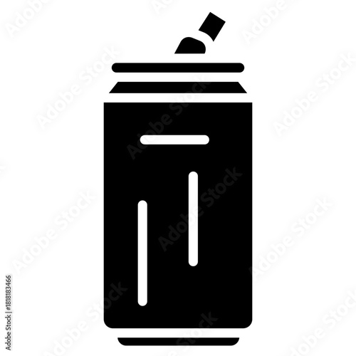 Energy Drink Addiction icon vector image. Can be used for Addiction.