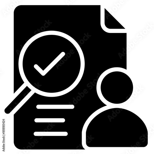 Internal Audit icon vector image. Can be used for Compliance And Regulation.