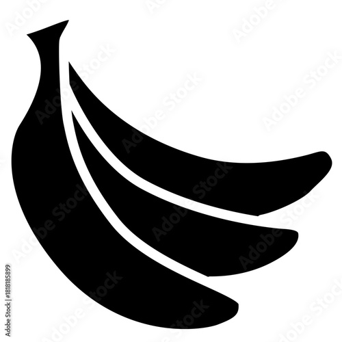 Banana Bunch icon vector image. Can be used for Agriculture.