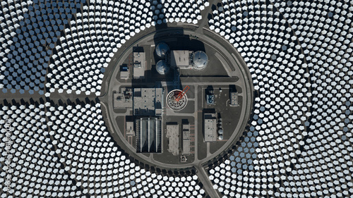 molten salt tower-type CSP plant