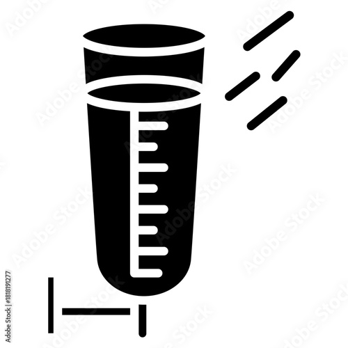 Rain Gauge icon vector image. Can be used for Geography.