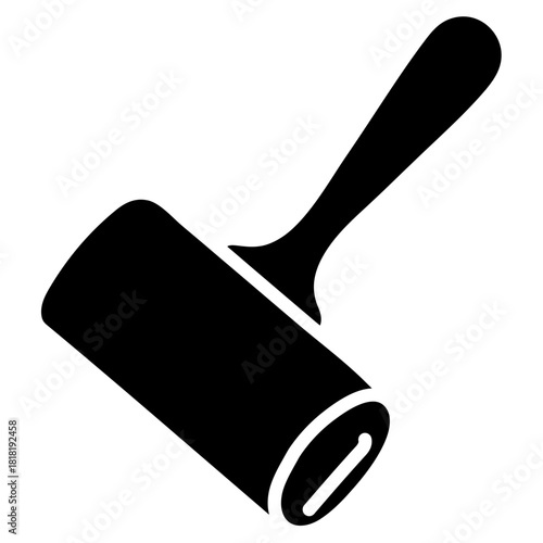 Lint Brush icon vector image. Can be used for Laundry.