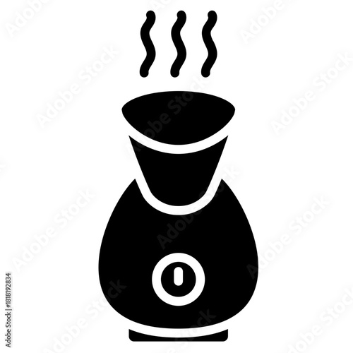 Facial Steamer icon vector image. Can be used for Dermatology.