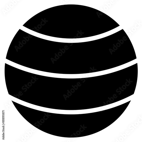 Therapy Ball icon vector image. Can be used for Nursing Home.