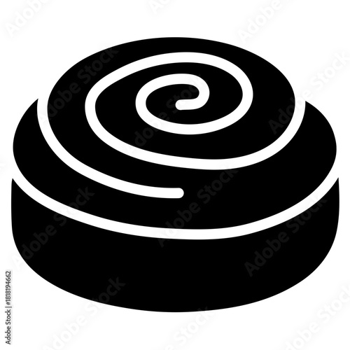 Cinnamon Roll icon vector image. Can be used for Brunch.