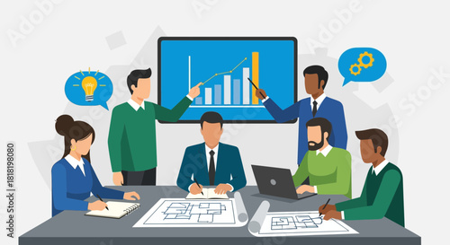 Business Team Collaboration and Planning A Strategic Meeting for Success