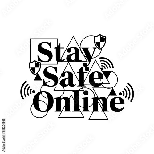 Stay safe online graphic