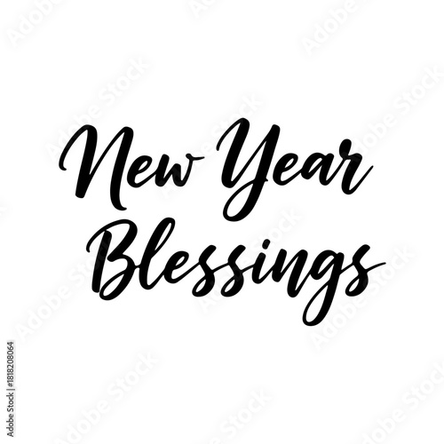 New year blessings script text