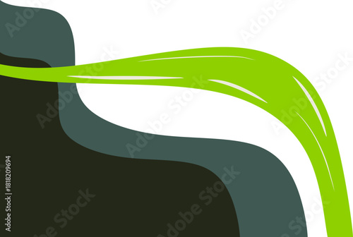 Abstract Wavy Corner