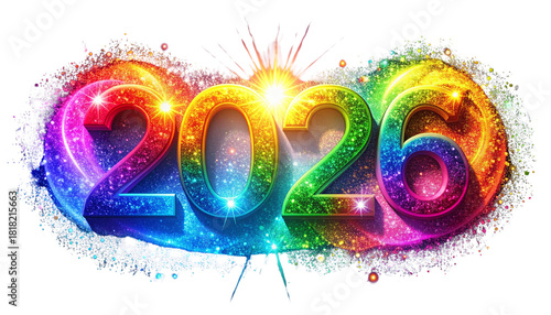  Confetti Explosion Around Glossy 2026