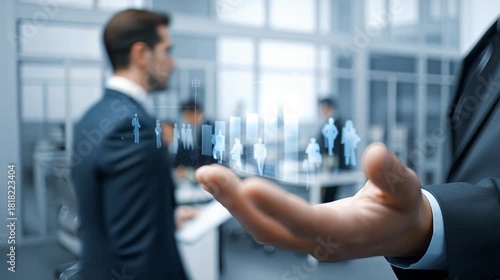 Modern business, background for business.